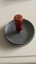 Ronde hamburgerpers roestvrij staal, Ophalen of Verzenden, Zo goed als nieuw