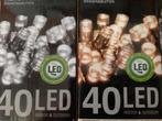 Partij kerstverlichting nieuw 40 led 51 stuks binnen buiten, Ophalen of Verzenden, Nieuw