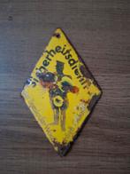 Emaille deurpostje Bewakingsdienst Breslau jaren '30, Verzamelen, Ophalen of Verzenden