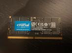 Crucial 16GB DDR5 4800MHz SODIMM Laptop RAM 1x16GB, Computers en Software, RAM geheugen, Ophalen, Zo goed als nieuw, DDR5, Laptop