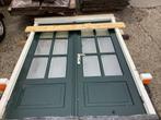 Gebruikt deurkozijn met 2 deuren, ramen en glas & loodramen., Gebruikt, Deurkozijn, ., .