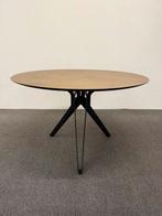 Ronde eettafel HPL gouden print 120cm, Rond, Ophalen of Verzenden, Zo goed als nieuw, Info@betaalbaar-design.nl