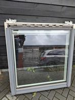 Velux dakraam 114 x 118 hout binnenkant wit m, Ophalen, Gebruikt, 80 tot 120 cm, 80 tot 120 cm