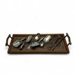 Klein zilver op Fries kerfsnede dienblaadje, Antiek en Kunst, Ophalen of Verzenden, Zilver