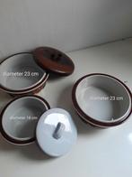 3 dekschalen Arabia Rosmarin, Huis en Inrichting, Keuken | Servies, Keramiek, Ophalen of Verzenden, Zo goed als nieuw, Overige stijlen