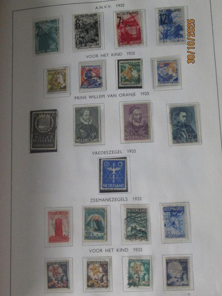 Nico Verzameling Nederland gestempeld, Postzegels en Munten, Postzegels | Volle albums en Verzamelingen, Nederland, Ophalen of Verzenden
