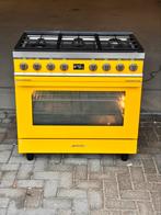 Gafsornuis Smeg 90 cm, Witgoed en Apparatuur, Fornuizen, Ophalen, 60 cm of meer, Zo goed als nieuw, Gas