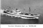 Amsterdam Koninklijke Hollandsche Lloyd m.s. "Waterland", Verzamelen, Verzenden, 1960 tot 1980, Ongelopen, Noord-Holland