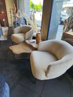 Fauteuil David – Beige & Taupe Safari showmodel Korting!!