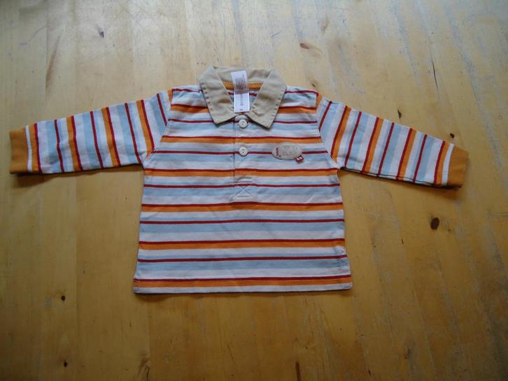 Leuke longsleeve shirt truitje maat 68 (T116), Kinderen en Baby's, Babykleding | Maat 68, Zo goed als nieuw, Jongetje, Shirtje of Longsleeve