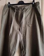 Zeer nette linnen broek, kaki legergroen, Verzenden, Zo goed als nieuw, Groen