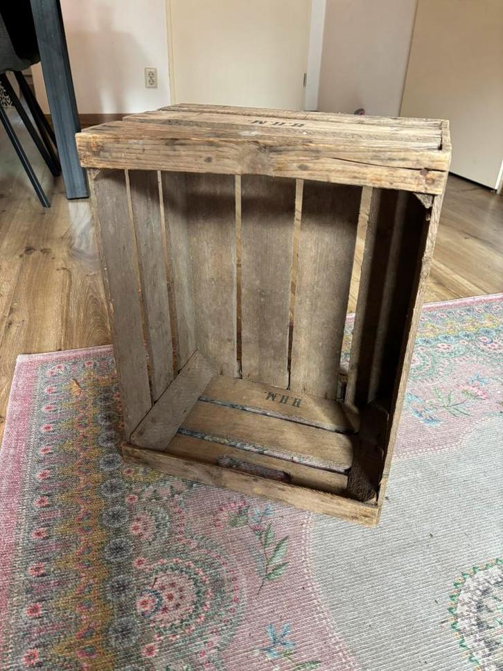 Pruimenkisten / fruitkisten – perfect  decoratie of bruiloft, Huis en Inrichting, Woonaccessoires | Zuilen en Pilaren, Zo goed als nieuw