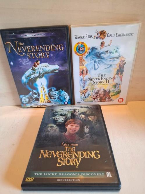 The Neverending Story 1 & 2 + Bonus DVD - Fantasy - 3 DVD'S, Cd's en Dvd's, Dvd's | Science Fiction en Fantasy, Zo goed als nieuw