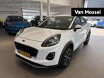 Ford Puma 1.0 EcoBoost Hybrid Titanium | PARKEERSENSOREN ACH, 12 maanden, Euro 6, Wit, Bedrijf