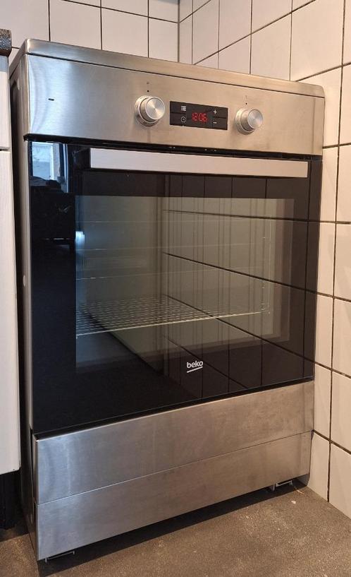 Beko Inductie Fornuis, Witgoed en Apparatuur, Fornuizen, Gebruikt, Vrijstaand, Inductie, 4 kookzones, 90 tot 95 cm, 60 cm of meer