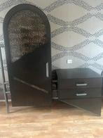 Kast met organische vormen, donker bruin, 2 lades, Ophalen, Gebruikt