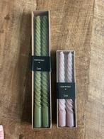 Countryfield Kaarsen Set - Groen & Roze, Huis en Inrichting, Ophalen, Overige materialen, Nieuw, Kaars