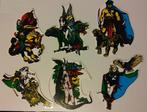 Gothic draken ridder fantasy varaan vintage stickers sticker, Ophalen of Verzenden, Zo goed als nieuw, Strip of Tekenfilm
