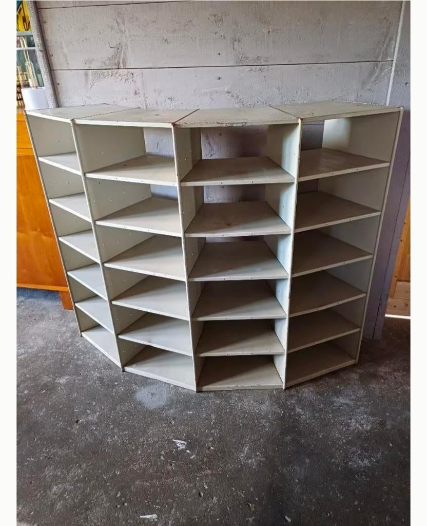 * Metalen Vakkenkast Sorteerkast sorteerrek Industrieel, Huis en Inrichting, Kasten | Stellingkasten, Gebruikt, Ophalen