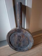 Grote oud houten vergrijsde lepel/ plateau, Ophalen of Verzenden