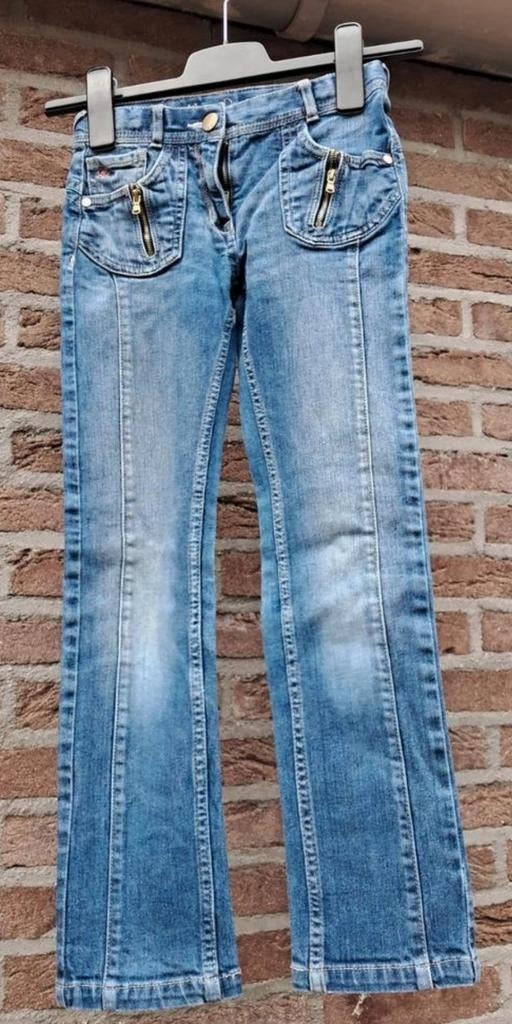 Mexx smal model spijkerbroek maat 128., Ophalen of Verzenden, Mexx, Meisje, Broek