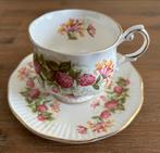 Queens vintage kop & schotel Wild Flowers – Engels porselein, Ophalen of Verzenden, Zo goed als nieuw, Porselein, Kop en/of schotel