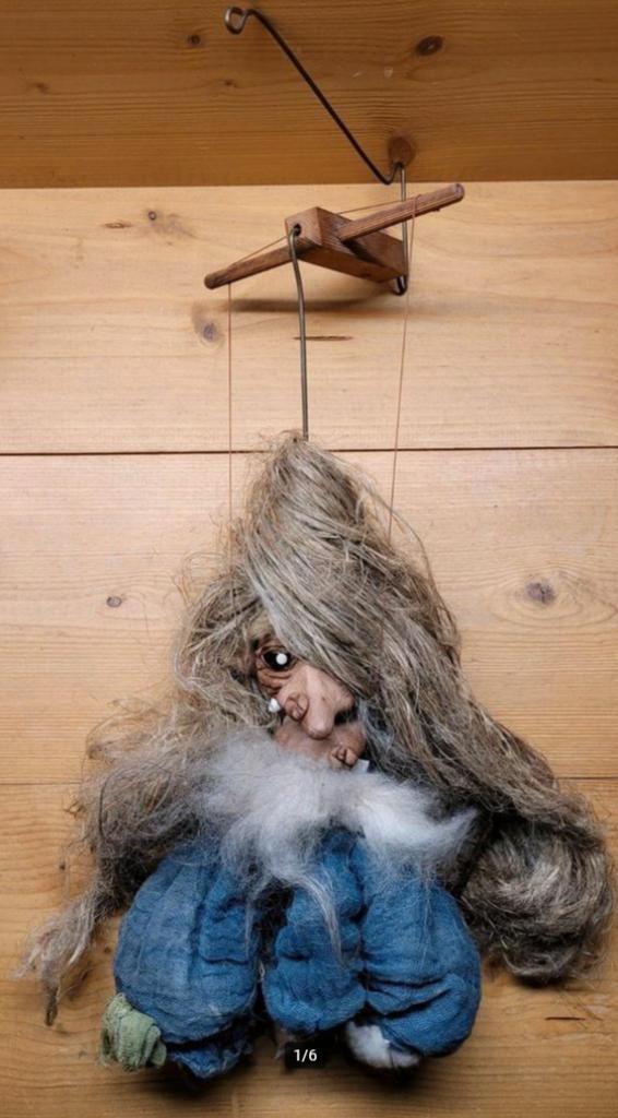 Heksenpop aan hanger / heksen pop / Heks, Verzamelen, Poppetjes en Figuurtjes, Gebruikt, Ophalen of Verzenden