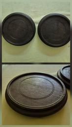 Twee houten Onderzetters / Display Stands - 18,8 cm, Antiek en Kunst, Ophalen of Verzenden