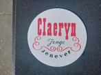 Emaille Reclamebord Bord Claeryn Jonge Jenever, Ophalen of Verzenden, Zo goed als nieuw, Reclamebord
