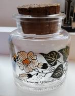 Vintage wildflowers potje met kurken dop, Ophalen of Verzenden, Huis en Inrichting