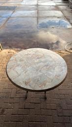 Sta tafel/ bij zet tafel, Ophalen, Marmer, 50 tot 100 cm, 50 tot 75 cm