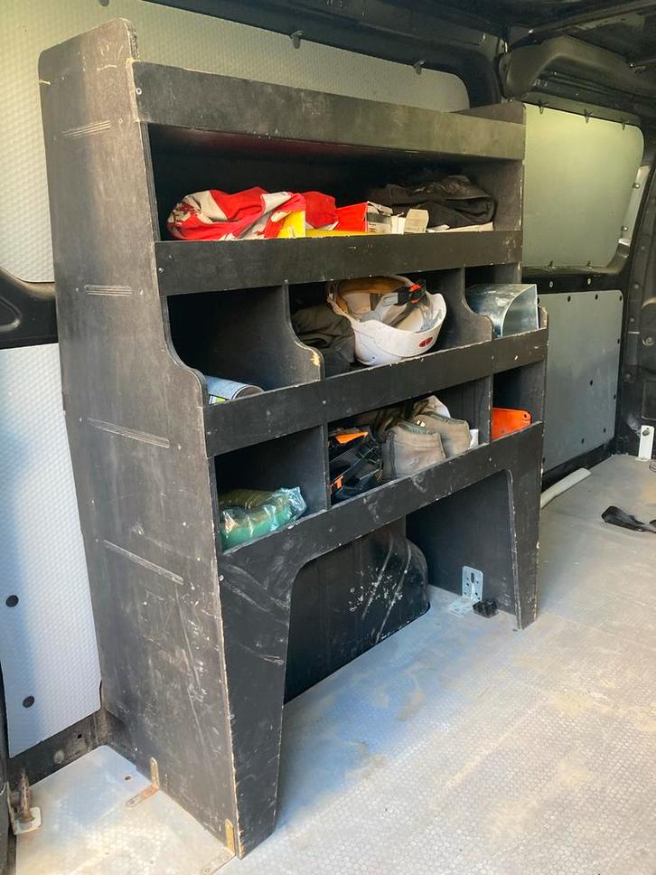 Houten kast voor werkbus - 95x120x40 cm, Auto-onderdelen, Interieur en Bekleding, Gebruikt, Ophalen