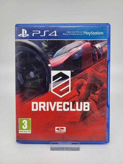 Driveclub - Playstation 4 PS4, Spelcomputers en Games, Games | Sony PlayStation 4, Gebruikt, Racen en Vliegen, 1 speler, Vanaf 3 jaar