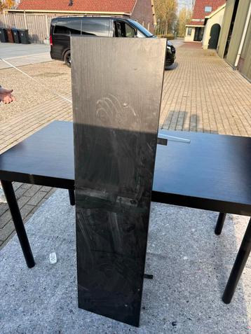 13 Zwarte Tafels met Schaamschot - 75x140x76 cm beschikbaar voor biedingen