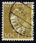 Nederland 1940, Koningin Wilhelmina, 30 cent, met watermerk., Verzenden, T/m 1940, Gestempeld