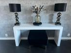 Witte Sidetable - Stijlvol & Modern, Ophalen, Zo goed als nieuw