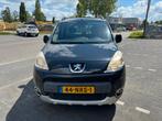 Peugeot Partner 1.616V Tepee 2010 Zwart AircoApk Nap Netjes, Auto's, Peugeot, Voorwielaandrijving, 4 cilinders, Zwart, Handgeschakeld