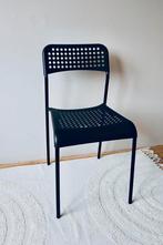 IKEA ADDE eetkamerstoel – zwart, stapelbaar, Huis en Inrichting, Stoelen, Ophalen, Zo goed als nieuw, Zwart, Eén