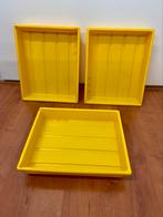 Ontwikkelbakken 31 x 25 cm set van 3 stuks, Ophalen of Verzenden, Zo goed als nieuw