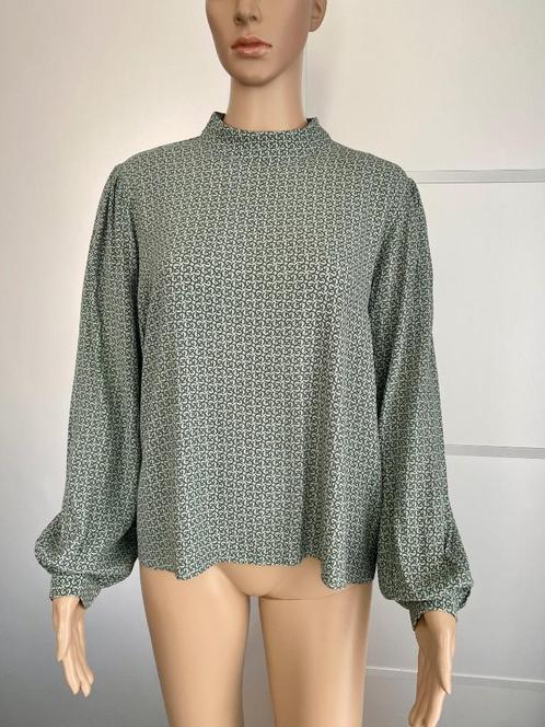 G401 Gestuz mt. 36=S blouse top mint-groen, Kleding | Dames, Blouses en Tunieken, Zo goed als nieuw, Maat 36 (S), Groen, Ophalen of Verzenden