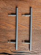 Ikea keuken handgrepen RVS  15x - KALLRÖR, Ophalen of Verzenden, Gebruikt, Minder dan 100 cm