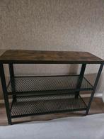 industriële sidetable, Huis en Inrichting, Tafels | Sidetables, Ophalen, 100 tot 150 cm, Zo goed als nieuw, 25 tot 50 cm