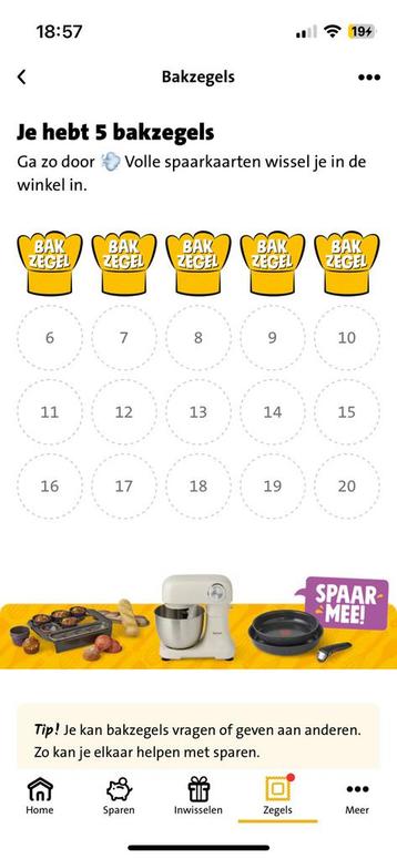 5 digitale bakzegels jumbo beschikbaar voor biedingen