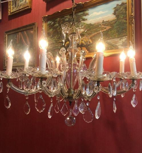 Groot kristallen kroonluchter Maria Theresa / Theresia, Huis en Inrichting, Lampen | Kroonluchters, Ophalen of Verzenden