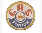 Gas Service Station Metalen Bord 30cm. Nieuw, Ophalen of Verzenden, Nieuw, Reclamebord