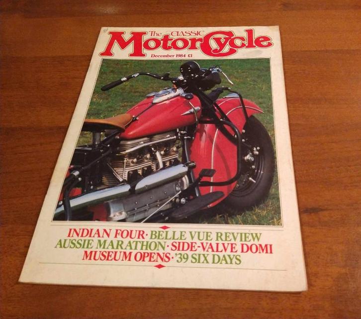 The Classic Motorcycle december 1984, Boeken, Motoren, Gelezen, Verzenden