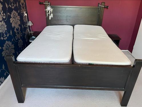 Tweepersoonsbed met elektrisch verstelbare lattenbodem, Huis en Inrichting, Slaapkamer | Bedden, Gebruikt, Tweepersoons, 160 cm