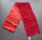 Dames sjaal rood zijde fluweel damessjaal, Ophalen of Verzenden, Zo goed als nieuw, Maat 38/40 (M), Sjaal