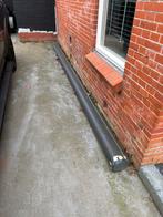 Antraciet Knikarmscherm 4,5m breed, 2,5m uitval, Gebruikt, 450 cm of meer, Ophalen of Verzenden, 150 tot 300 cm