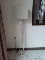 Te koop: Vintage Ikea vloerlamp Klabb met taupe kap, Ophalen, Gebruikt, Metaal, 150 tot 200 cm